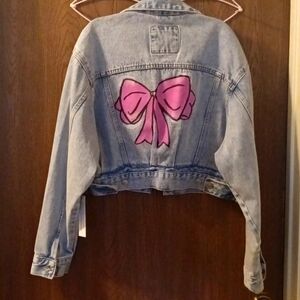 Jean Jacket with bow